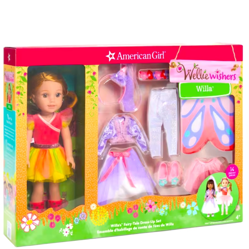 American girl     Wellie Fairy Tale Dress Up Set  New In Box